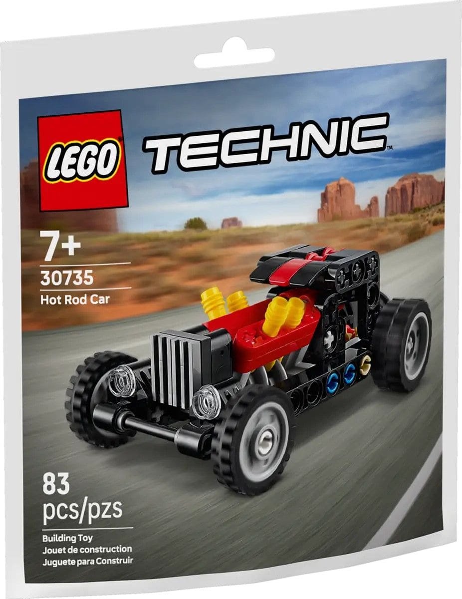 1 LEGO TECHNIC MASINA HOT ROD 30735 - imagine 1