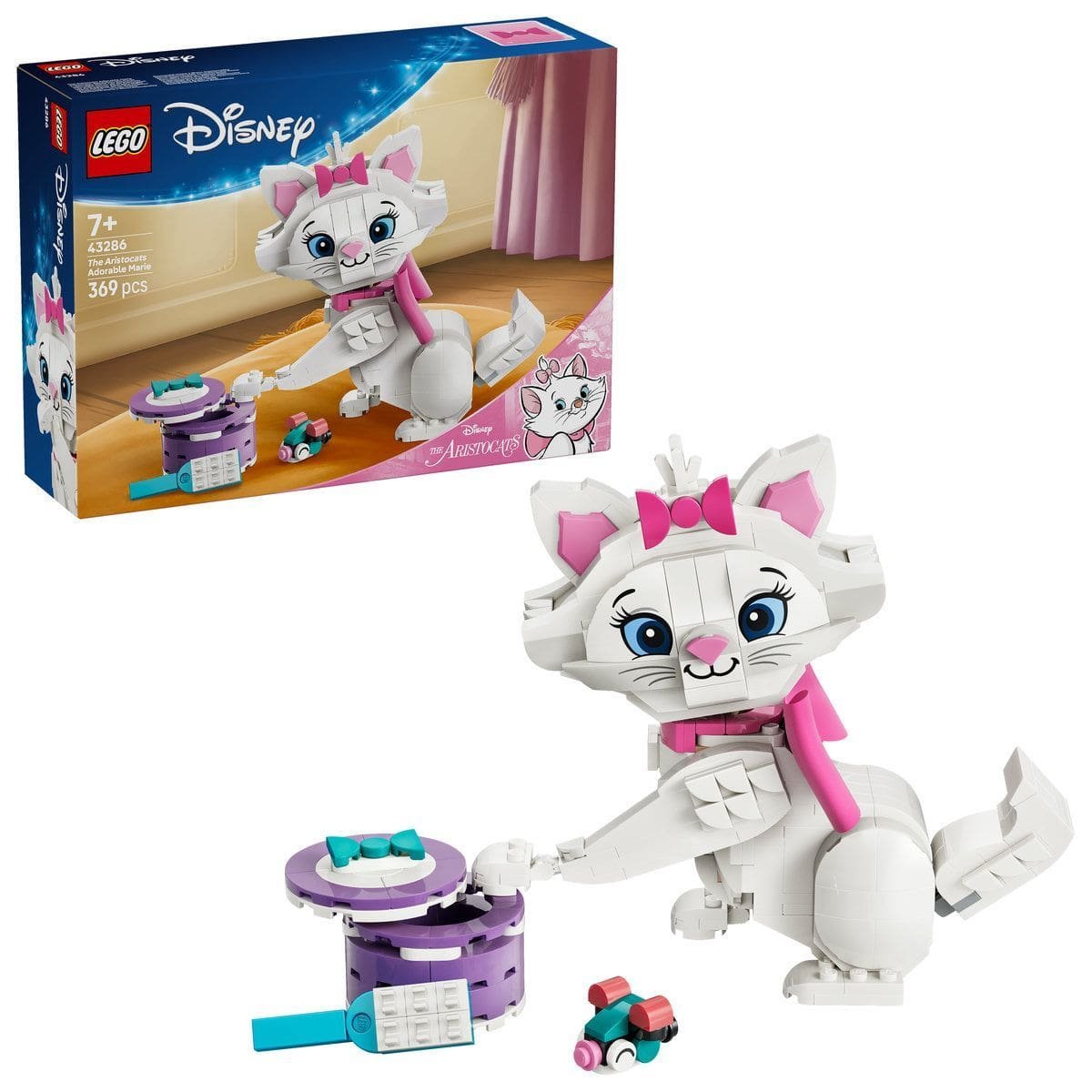 10_LEGO43286 LEGO DISNEY THE ARISTOCATS ADORABILA MARIE DIN PISICILE ARISTOCRATE 43286 - imagine 1
