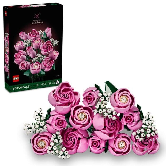 LEGO BOTANICALS BUCHET DE TRANDAFIRI ROZ 10374 - imagine 3