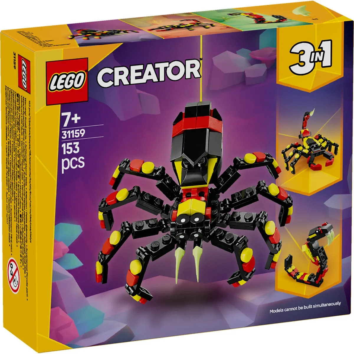 1_LEGO31159 LEGO CREATOR ANIMALE SALBATICE: PAIANJEN SURPRINZATOR 31159 - imagine 1
