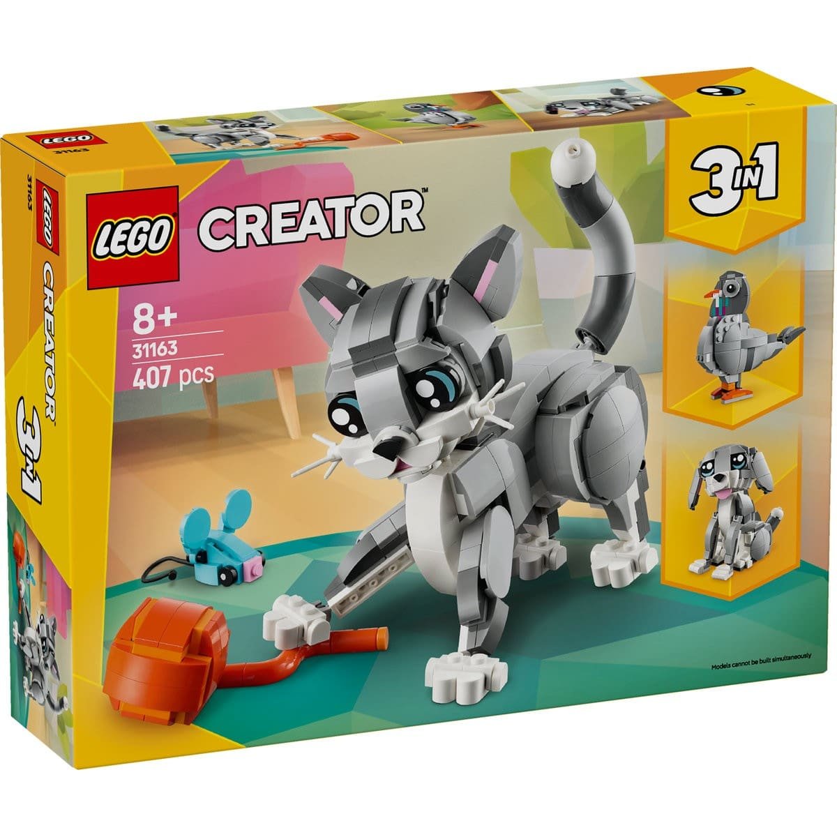 1_LEGO31163 LEGO CREATOR PISICA JUCAUSA 31163 - imagine 1