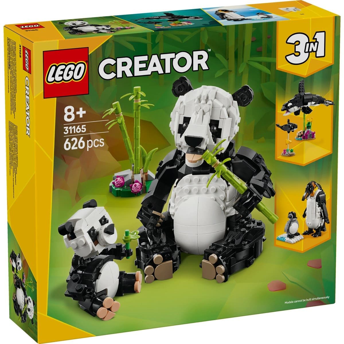 1_LEGO31165 LEGO CREATOR ANIMALE SALBATICE: FAMILIA DE URSI PANDA 31165 - imagine 1