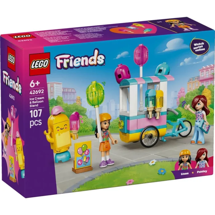 LEGO FRIENDS STAND CU INGHETATA SI BALOANE 42692 - imagine 10