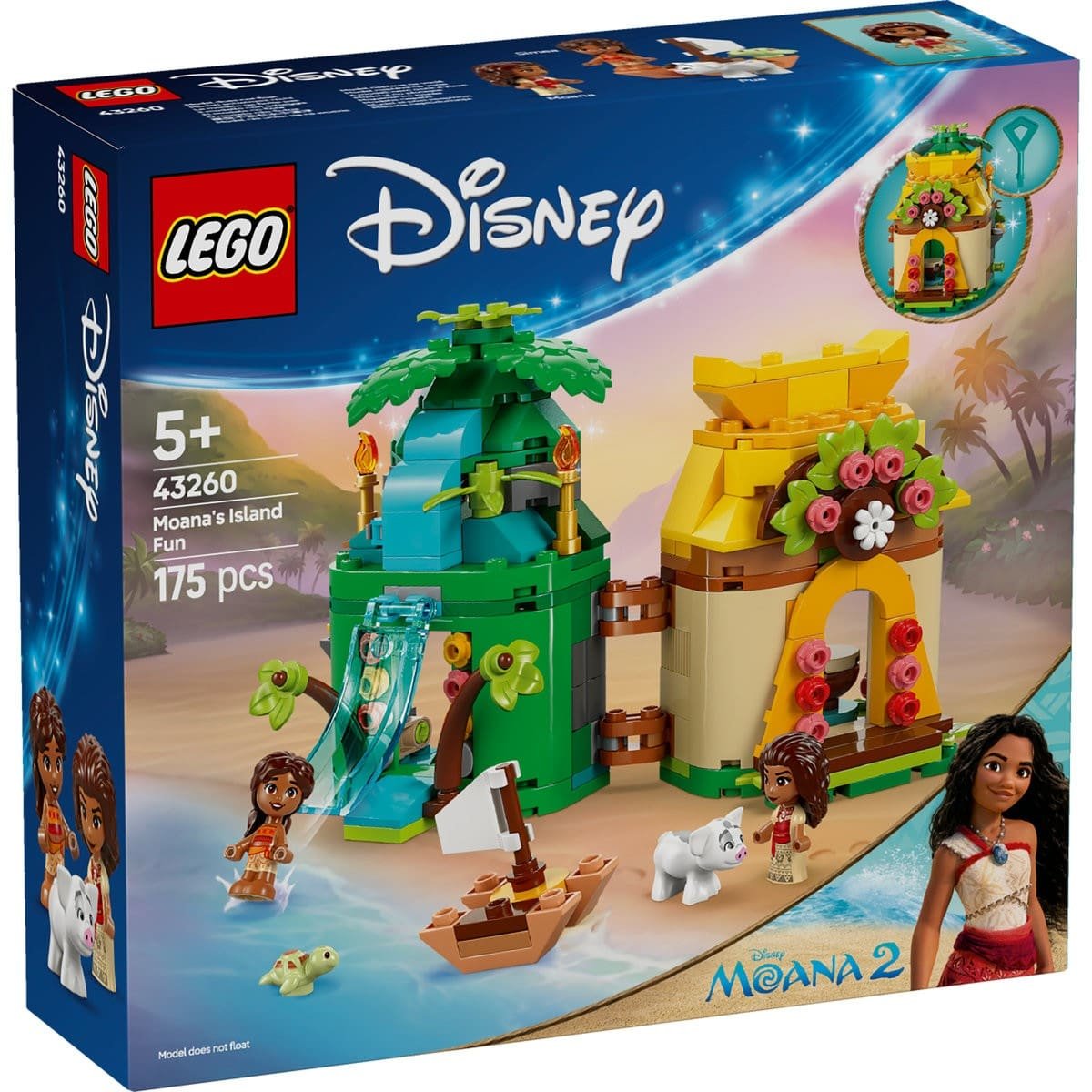1_LEGO43260 LEGO DISNEY DISTRACTIE PE INSULA MOANEI 43260 - imagine 1