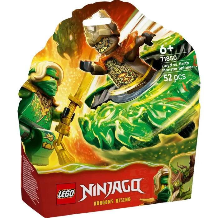LEGO NINJAGO LLOYD VS SPINNERUL MONSTRU DE PAMANT 71850 - imagine 10