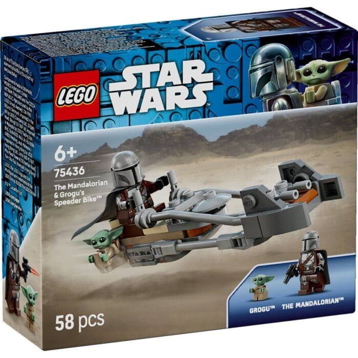 LEGO STAR WARS MOTOCICLETA RAPIDA A LUI MANDALORIAN SI GROGU 75436 - imagine 2