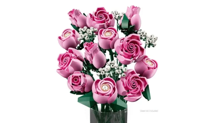 LEGO BOTANICALS BUCHET DE TRANDAFIRI ROZ 10374 - imagine 11