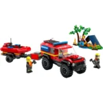 LEGO CITY CAMION 4X4 SI BARCA DE POMPIERI 60412 - imagine 7
