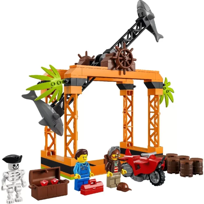 LEGO CITY STUNTZ PROVOCAREA DE CASCADORII ATACUL RECHINULUI 60342 - imagine 7