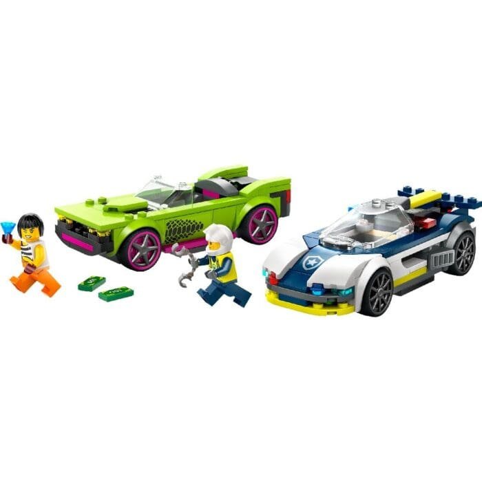 LEGO CITY URMARIRE CU MASINA DE POLITIE SI MASINA PUTERNICA 60415 - imagine 2