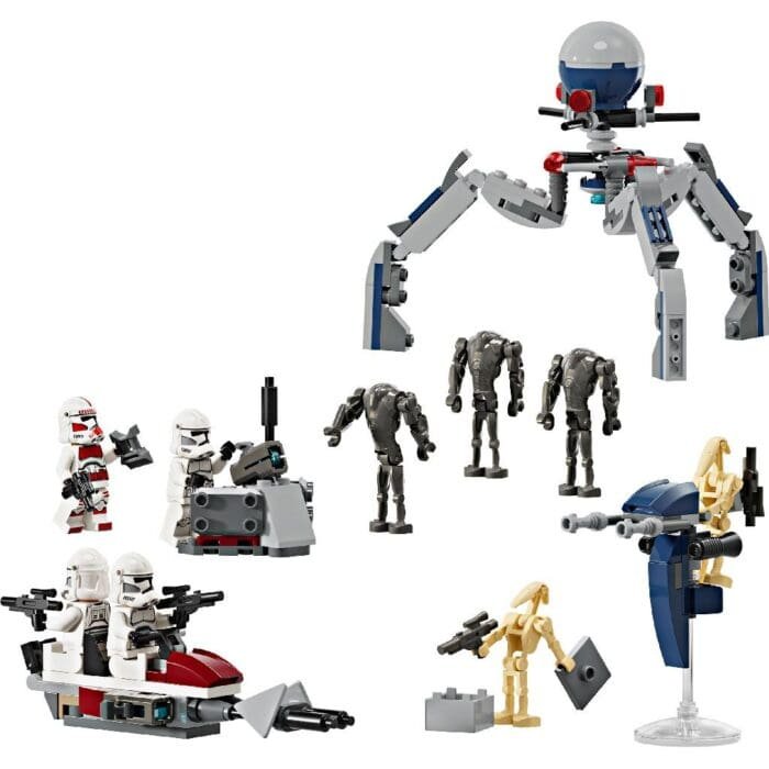 LEGO STAR WARS PACHET DE LUPTA CLONE TROOPER SI DROID DE LUPTA 75372 - imagine 2