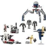 LEGO STAR WARS PACHET DE LUPTA CLONE TROOPER SI DROID DE LUPTA 75372 - imagine 7