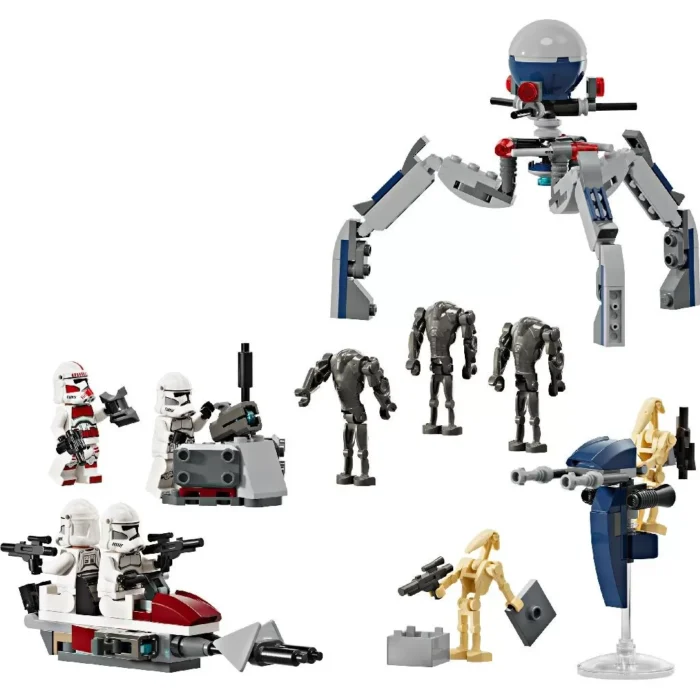 LEGO STAR WARS PACHET DE LUPTA CLONE TROOPER SI DROID DE LUPTA 75372 - imagine 7
