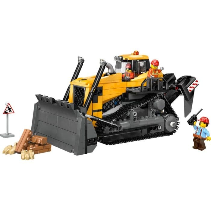 LEGO CITY BULDOZER GALBEN 60466 - imagine 2