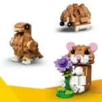 LEGO CREATOR HAMSTER ADORABIL CU O FLOARE 31376 - imagine 10