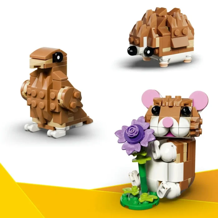 LEGO CREATOR HAMSTER ADORABIL CU O FLOARE 31376 - imagine 10