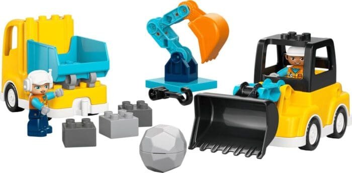 LEGO DUPLO VEHICULE DE CONSTRUCTII 3 IN 1 10475 - imagine 3