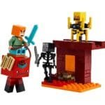 LEGO MINECRAFT BATALIE DEASUPRA LAVEI ÎN NETHER 21266 - imagine 2