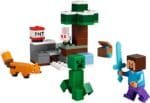 LEGO MINECRAFT AVENTURA DIN TAIGA A LUI STEVE 21583 - imagine 2