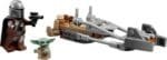 LEGO STAR WARS MOTOCICLETA RAPIDA A LUI MANDALORIAN SI GROGU 75436 - imagine 3