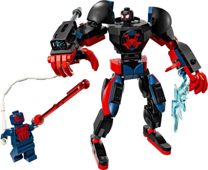 LEGO MARVEL ROBOTUL LUI MILES MORALES VS OMUL PAIANJEN 2099 76337 - imagine 2
