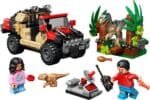 LEGO JURASSIC WORLD RENASTEREA EVADARE OFF-ROAD DIN CALEA UNUI VELOCIRAPTOR 76972 - imagine 3