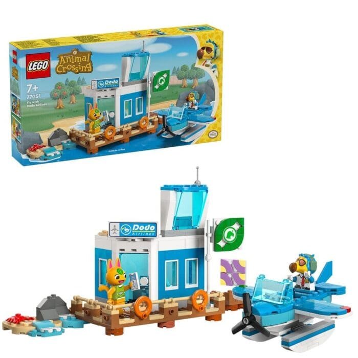 LEGO ANIMAL CROSSING ZBOARA CU DODO AIRLINES 77051 - imagine 3