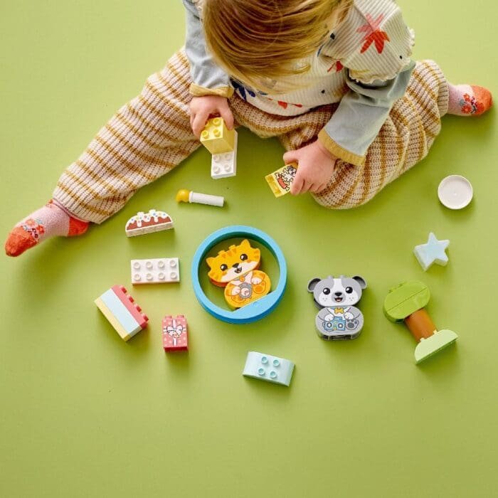 LEGO DUPLO PRIMUL MEU CATELUS SI PRIMUL MEU PISOI CU SUNETE 10977 - imagine 3