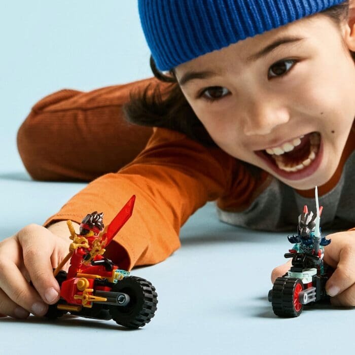LEGO NINJAGO CURSA DE VITEZA CU MOTOCICLETA LUI KAI 71838 - imagine 3