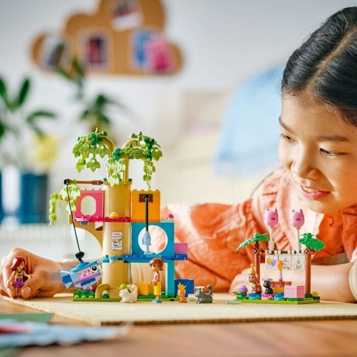 LEGO FRIENDS PETRECERE DE ZIUA DE NASTERE A PISICII SI CASUTA IN COPAC 42666 - imagine 4