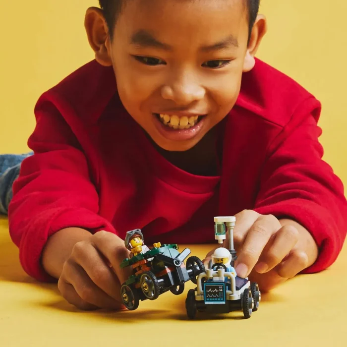 LEGO CITY PACHET DE CURSE AVION VS. PAT DE SPITAL 60459 - imagine 12