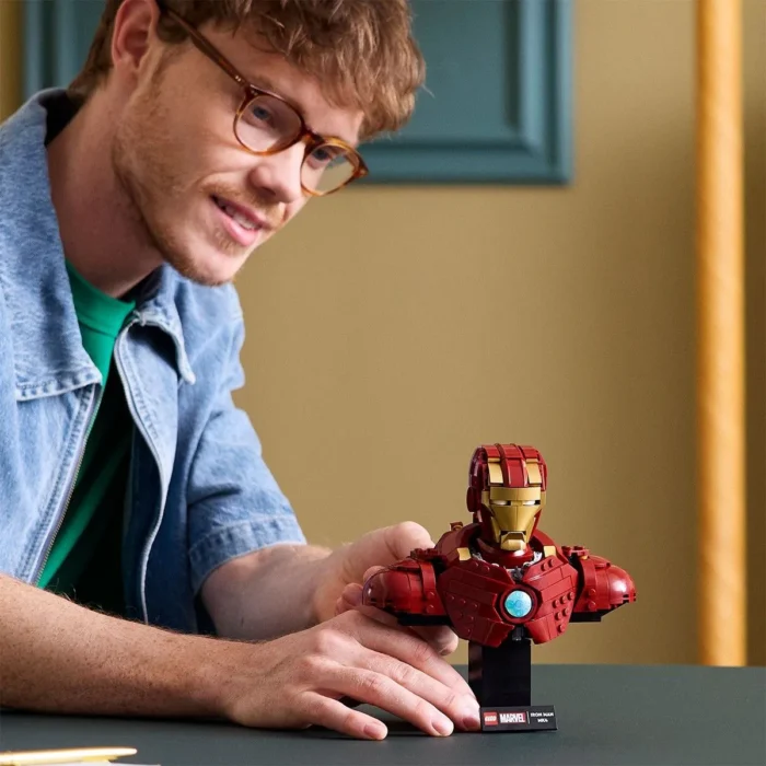 LEGO SUPER HEROES BUST IRON MAN 76327 - imagine 12