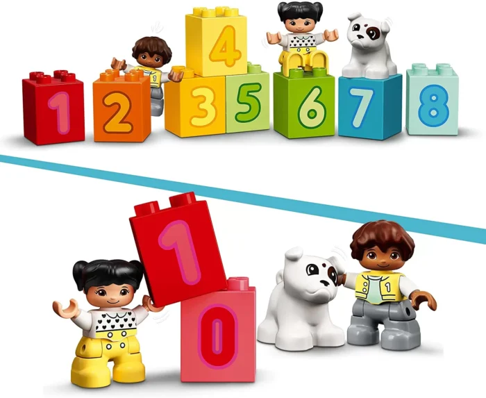 LEGO DUPLO PRIMUL MEU TREN CU NUMERE - INVATA SA NUMERI 10954 - imagine 10