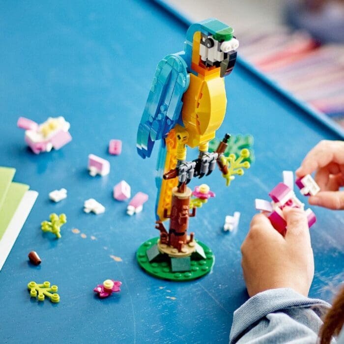 LEGO CREATOR PAPAGAL EXOTIC 31136 - imagine 4