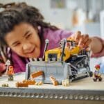 LEGO CITY BULDOZER GALBEN 60466 - imagine 4