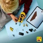 LEGO CITY TAXI GALBEN 60487 - imagine 4