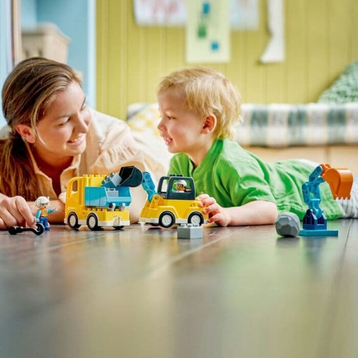 LEGO DUPLO VEHICULE DE CONSTRUCTII 3 IN 1 10475 - imagine 5