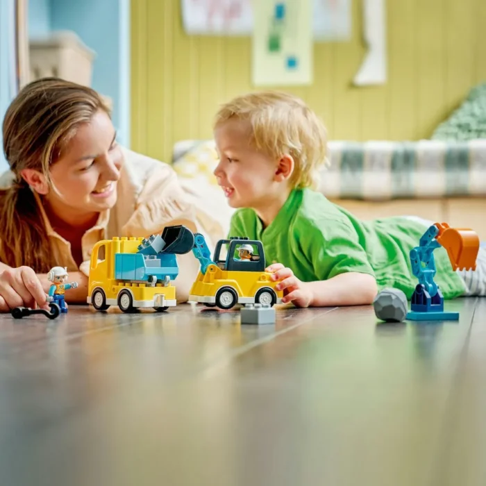 LEGO DUPLO VEHICULE DE CONSTRUCTII 3 IN 1 10475 - imagine 13
