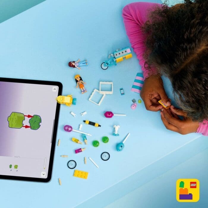LEGO FRIENDS STAND CU INGHETATA SI BALOANE 42692 - imagine 5
