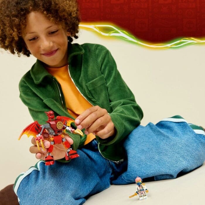 LEGO NINJAGO PACHET DE LUPTA CU ROBOTUL DRAGON AL LUI KAI 71851 - imagine 4
