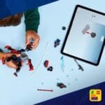 LEGO MARVEL ROBOTUL LUI MILES MORALES VS OMUL PAIANJEN 2099 76337 - imagine 4