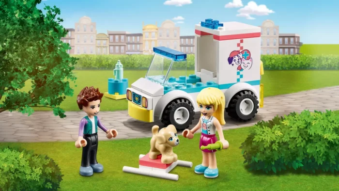 LEGO FRIENDS AMBULANTA CLINICII ANIMALUTELOR 41694 - imagine 13