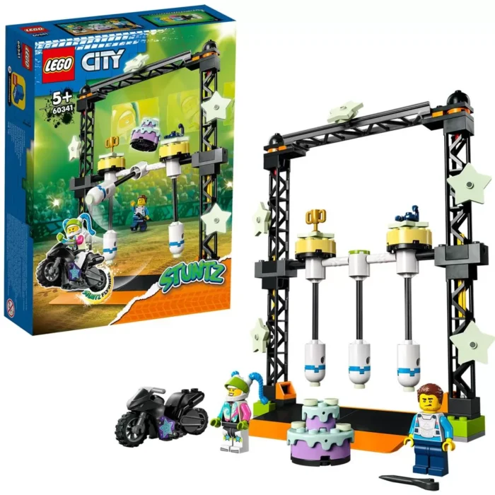 LEGO CITY STUNTZ PROVOCAREA DE CASCADORII CU DARAMARE 60341 - imagine 10