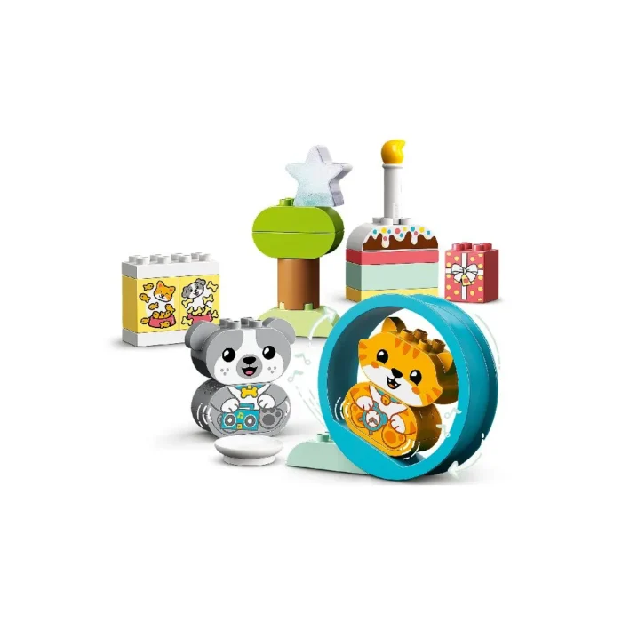 LEGO DUPLO PRIMUL MEU CATELUS SI PRIMUL MEU PISOI CU SUNETE 10977 - imagine 11