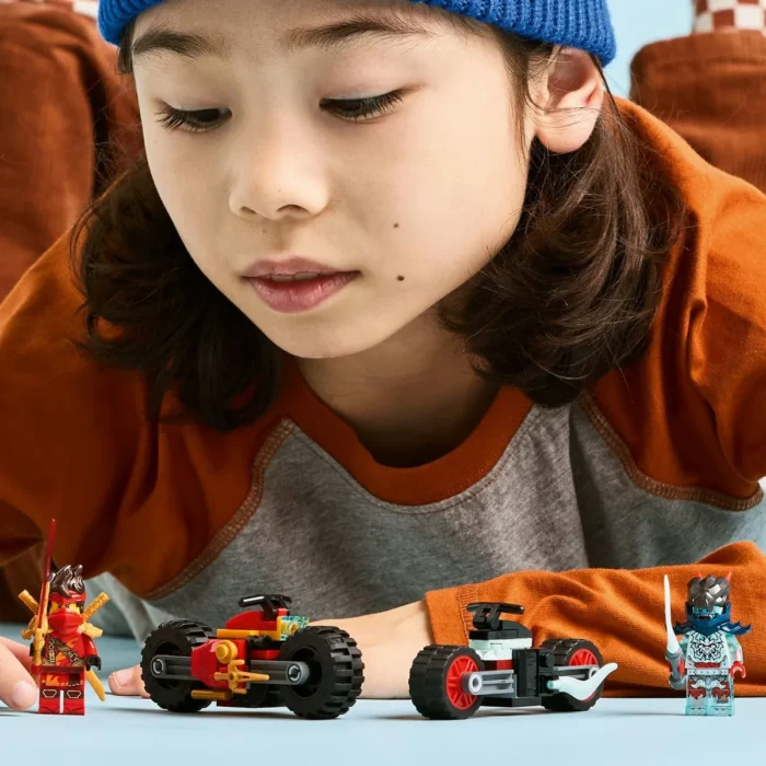 LEGO NINJAGO CURSA DE VITEZA CU MOTOCICLETA LUI KAI 71838 - imagine 14