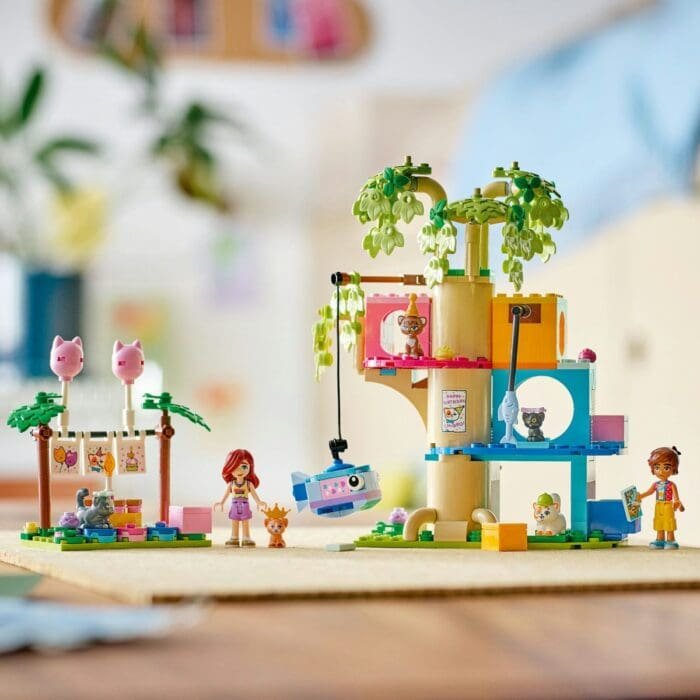 LEGO FRIENDS PETRECERE DE ZIUA DE NASTERE A PISICII SI CASUTA IN COPAC 42666 - imagine 6