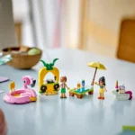 LEGO FRIENDS PETRECERE LA PISCINA CU UNICORNUL SI FLAMINGO 42658 - imagine 14