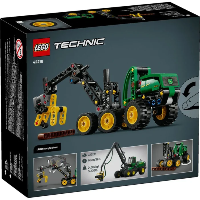 LEGO TECHNIC UTILAJ DE TAIAT SI STIVUIT COPACI JOHN DEERE 1470H 42218 - imagine 11