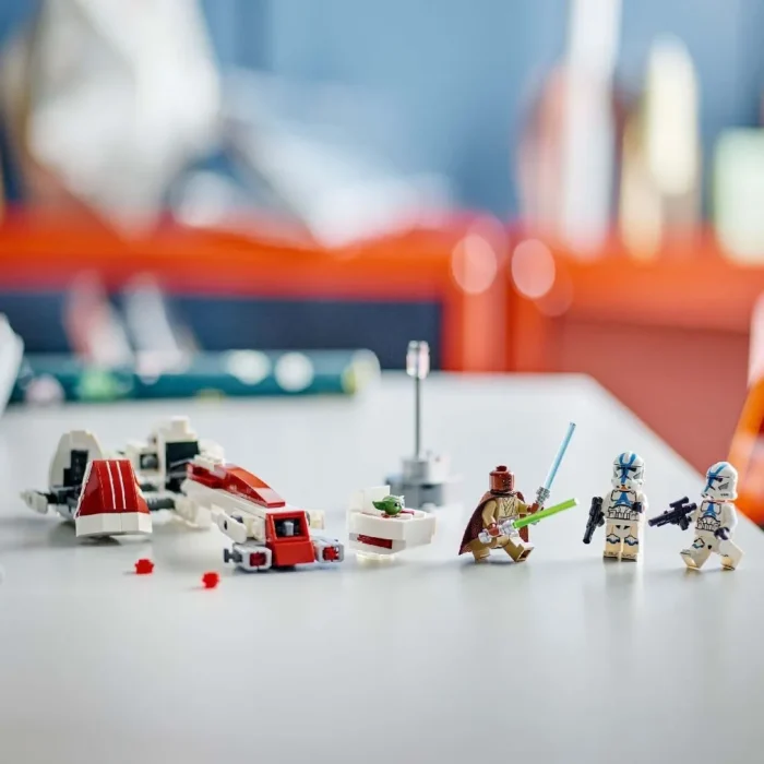 LEGO STAR WARS EVADARE PE MOTOCICLETA DE VITEZA BARC 75378 - imagine 5