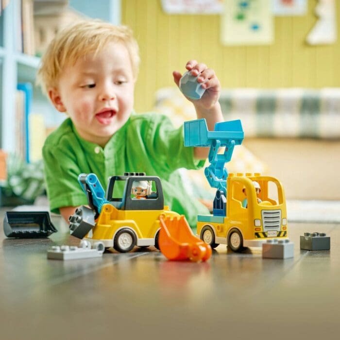 LEGO DUPLO VEHICULE DE CONSTRUCTII 3 IN 1 10475 - imagine 6